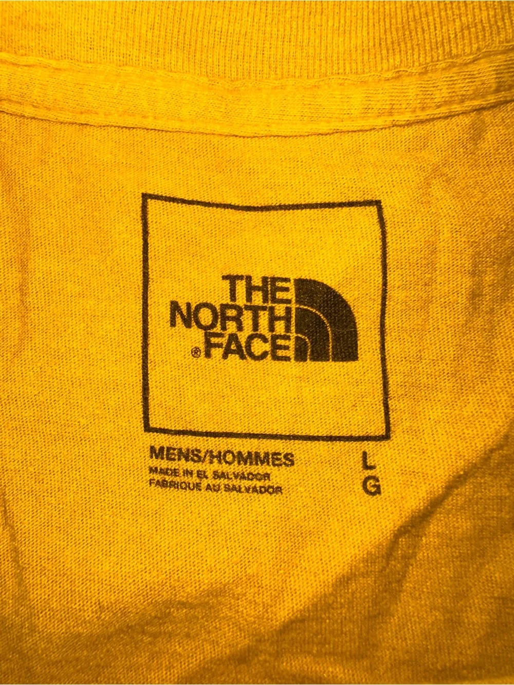 Men’s Large The North Face Yellow Desert Graphic Shirt